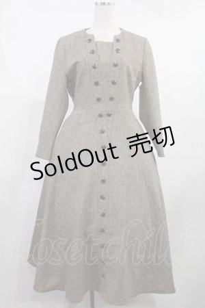 画像: an another angelus / 釦使いツイードフィットandフレアーワンピース Free BROWN H-25-08-11-1017-CA-OP-NS-ZT484