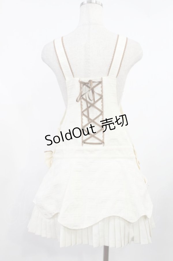 画像3: Angelic Pretty / Royal Chocolateダブルボタンサロペット Free アイボリー H-25-08-11-1024-AP-OP-NS-ZH (3)