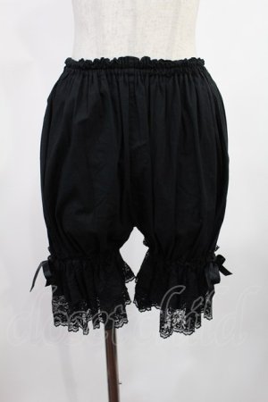 画像: metamorphose / ラッセルレースドロワーズ Free ブラック H-25-08-11-1028-ME-PA-NS-ZH
