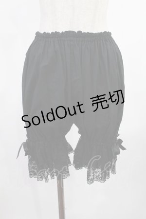 画像: metamorphose / ラッセルレースドロワーズ Free ブラック H-25-08-11-1028-ME-PA-NS-ZH