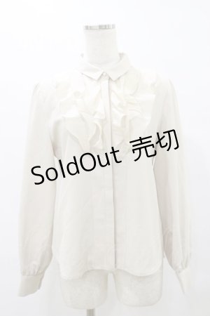 画像: an another angelus / シアーラッフルフリルシャツ Free IVORY H-25-08-11-048-CA-BL-NS-ZH