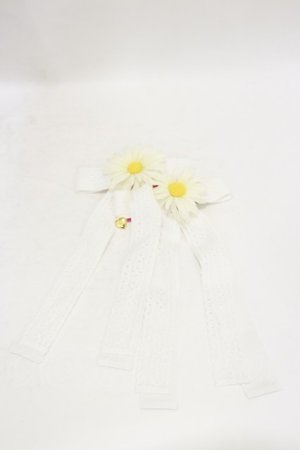 画像: Angelic Pretty / マーガレットリボンクリップSet  オフ H-25-08-12-010-AP-AC-NS-ZH
