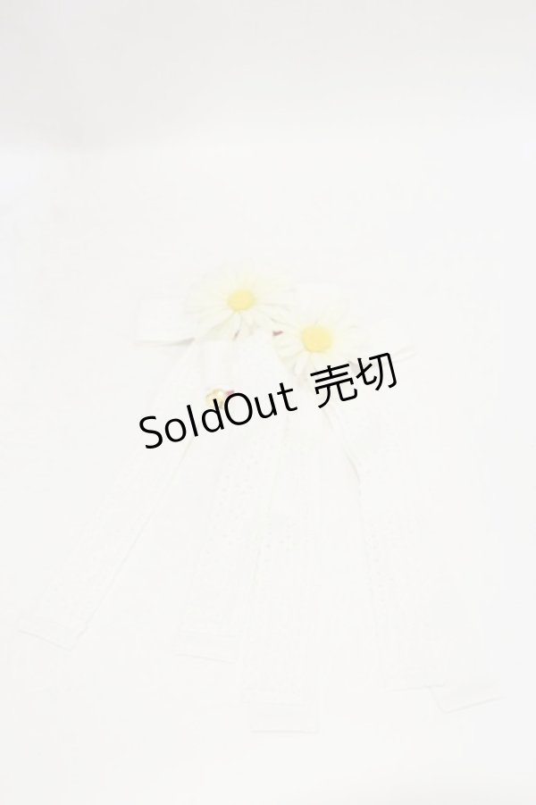 画像1: Angelic Pretty / マーガレットリボンクリップSet  オフ H-25-08-12-010-AP-AC-NS-ZH (1)