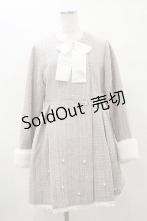 画像: Ank Rouge / ツイードドーリーコート M ピンク H-25-08-12-070-CA-CO-NS-ZT-C068