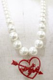 画像1: Angelic Pretty / Dolly Heartネックレス  レッド H-25-08-12-017-AP-AC-NS-ZH (1)