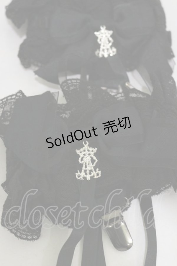 ALICE and the PIRATES / クラウン靴下留め ブラック H-25-08-12