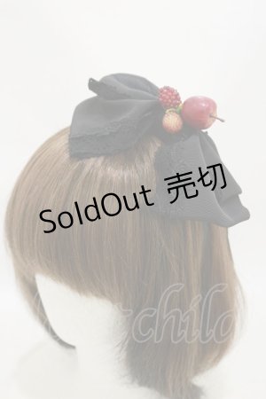 画像: BABY,THE STARS SHINE BRIGHT / 赤いひとかけらのMarchenグログランリボンカチューシャ  エンジ H-25-08-12-002-BA-AC-NS-ZH