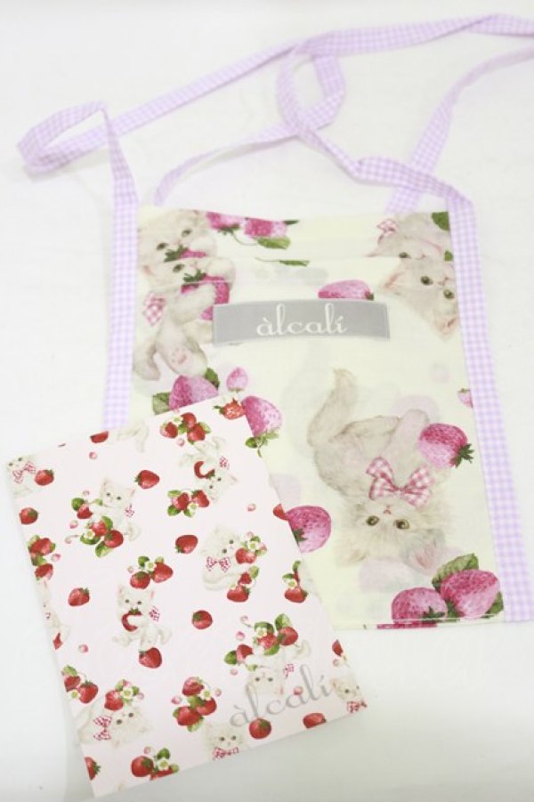 画像2: alcali / 青木美沙子コラボ ノベルティサコッシュ  ピンク H-25-08-12-031-LO-BG-NS-ZH (2)