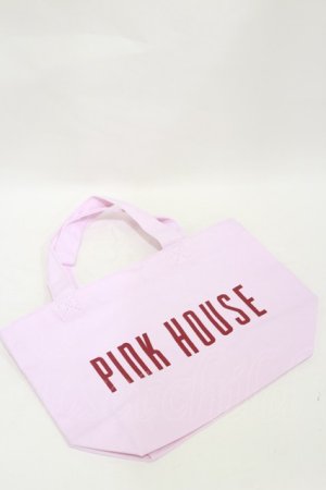 画像: PINK HOUSE / ロゴトートバッグ  ピンク H-25-08-12-032-LO-BG-NS-ZH