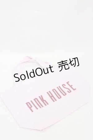 画像: PINK HOUSE / ロゴトートバッグ  ピンク H-25-08-12-032-LO-BG-NS-ZH