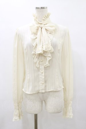 画像: BABY,THE STARS SHINE BRIGHT / ストライプシフォンブラウス Free 生成り H-25-08-12-046-BA-BL-NS-ZH