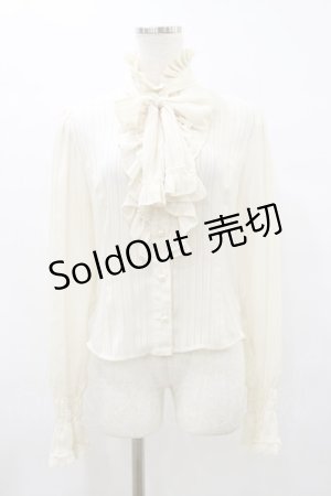画像: BABY,THE STARS SHINE BRIGHT / ストライプシフォンブラウス Free 生成り H-25-08-12-046-BA-BL-NS-ZH