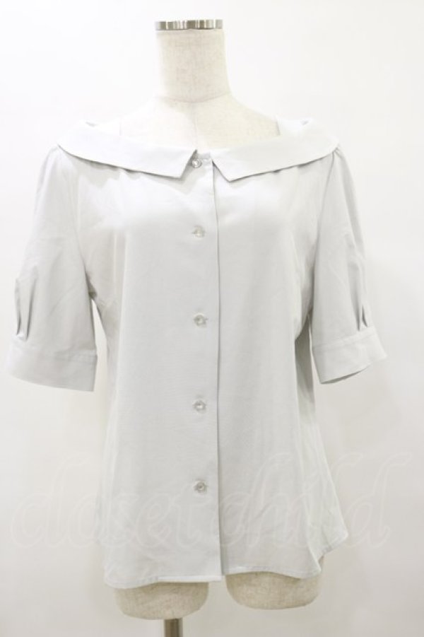 画像1: F&A / 衿付きオフショルシャツ Free L/GRAY H-25-08-12-048-LO-BL-NS-ZH (1)