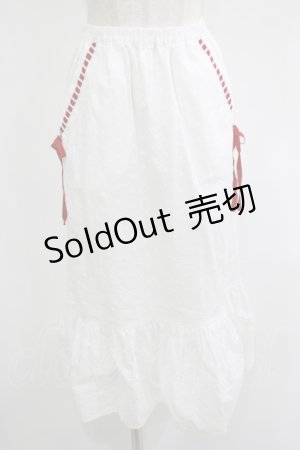 画像: Katie / SUMMER HEROINE mermaid skirt  WHITE×RED H-25-08-13-030-LO-SK-KB-ZH