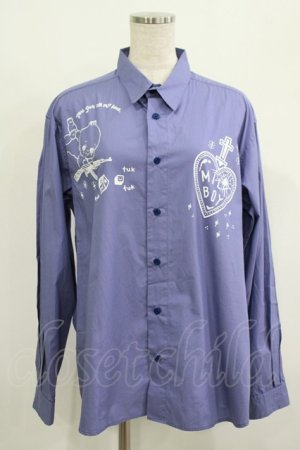 画像: MILKBOY / CUPID SHIRTS Free パープル H-25-08-13-040-MB-BL-KB-ZH