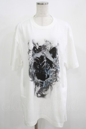 画像: CuLLt / プリントTシャツ  白 H-25-08-13-049-PU-TO-KB-ZH
