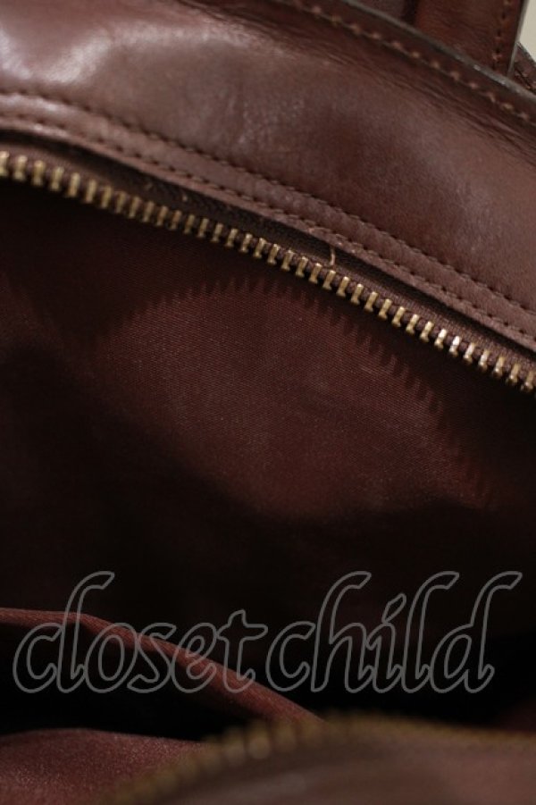 画像4: Jane Marple / フォーマルミッキーのシルエットバッグ  ブラウン H-25-08-13-065-JM-BG-KB-ZH (4)