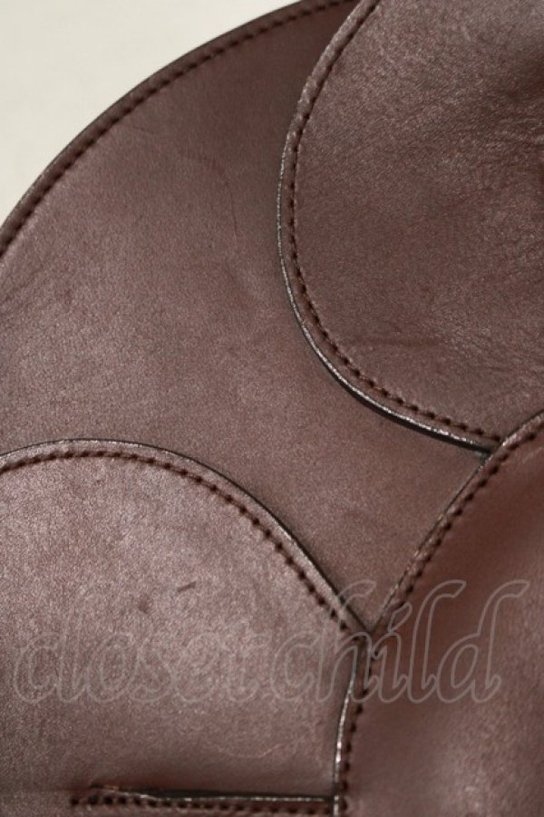 画像7: Jane Marple / フォーマルミッキーのシルエットバッグ  ブラウン H-25-08-13-065-JM-BG-KB-ZH (7)