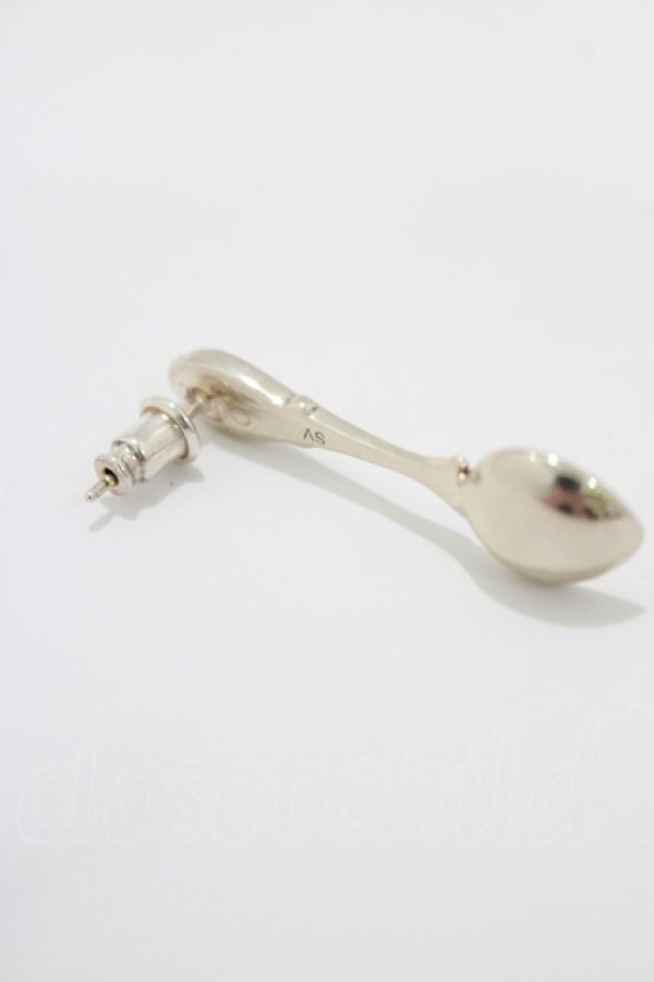 画像2: Q-pot. / プレーンスプーンピアス  シルバー H-25-08-13-070-QP-AC-KB-ZH (2)