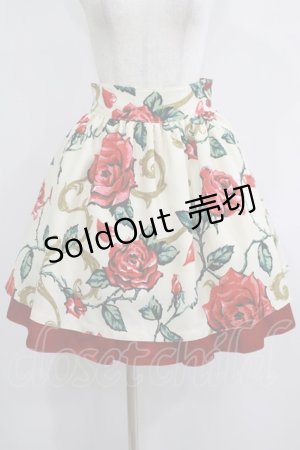 画像: MILK / ロージーローズスカート  レッドローズ H-25-08-13-019-ML-SK-KB-ZH