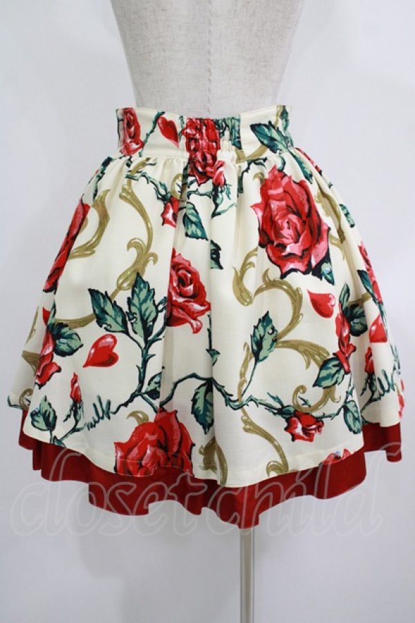 画像3: MILK / ロージーローズスカート  レッドローズ H-25-08-13-019-ML-SK-KB-ZH (3)