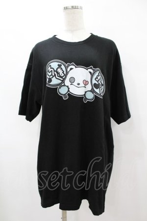 画像: NieR Clothing / プリント半袖CUTSEW XL 黒 H-25-08-14-044-PU-TO-KB-ZH