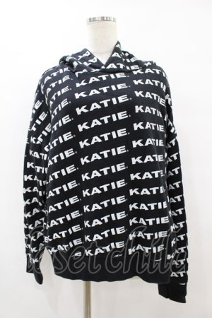 画像: Katie / KATIE LOGO FAB BIG HOODIE  黒 H-25-08-14-049-LO-TO-KB-ZH