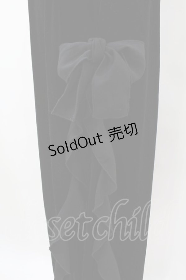 画像3: MILK / ベロアパンツ  ブラック H-25-08-14-004-ML-PA-KB-ZH (3)