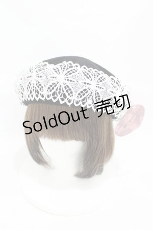 画像: m petit by misako / TT*AMレースBベレー  ブラック H-25-08-14-1049-LO-AC-NS-ZH