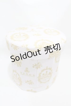 画像: m petit by misako / NINA'sコラボ スツール収納BOX  オフ H-25-08-14-1052-LO-ZA-NS-ZH