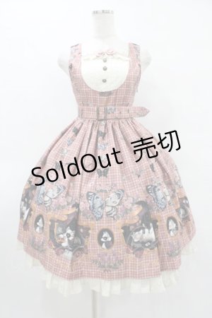 画像: ALICE and the PIRATES / Dual face 〜phantom and truth〜柄ジャンパースカートI Free ピンク H-25-08-14-1005-PA-OP-NS-ZH