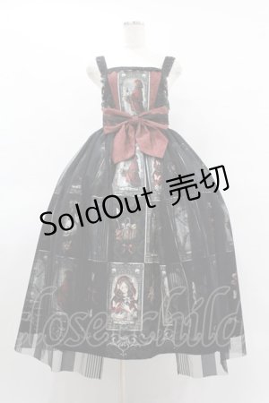 画像: Royal Princess Alice / Little Red Riding Hood Tarot 赤ずきんのタロット ・粟木こぼねコラボ ペプラム付きドレス Free ブラック H-25-08-14-1010-LO-OP-NS-ZH