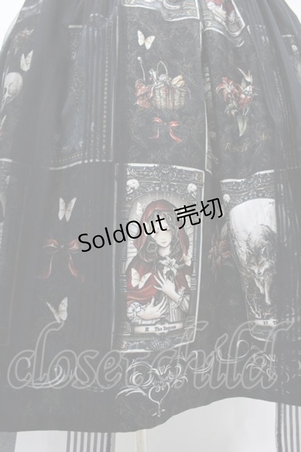 画像5: Royal Princess Alice / Little Red Riding Hood Tarot 赤ずきんのタロット ・粟木こぼねコラボ ペプラム付きドレス Free ブラック H-25-08-14-1010-LO-OP-NS-ZH (5)