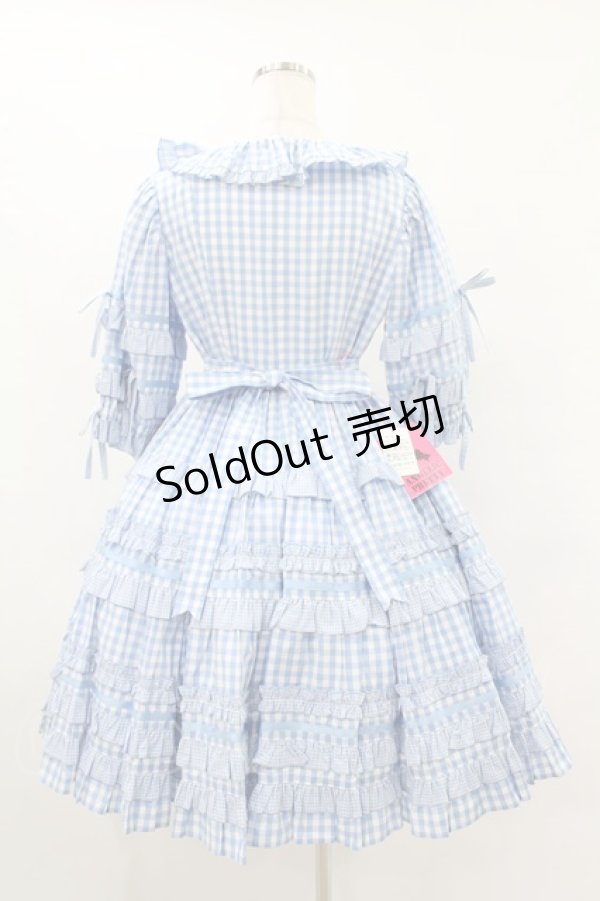 画像2: Angelic Pretty / Little Houseワンピース Free サックス H-25-08-14-1014-AP-OP-NS-ZH (2)