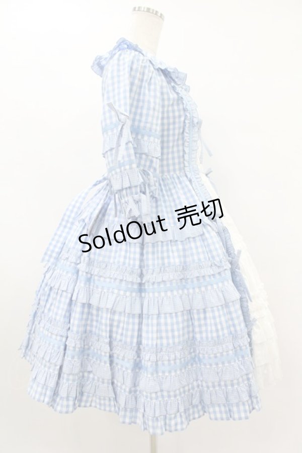 画像3: Angelic Pretty / Little Houseワンピース Free サックス H-25-08-14-1014-AP-OP-NS-ZH (3)