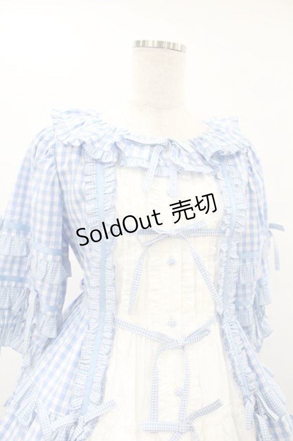 画像4: Angelic Pretty / Little Houseワンピース Free サックス H-25-08-14-1014-AP-OP-NS-ZH (4)