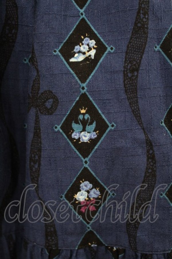 画像3: metamorphose / Masquerade Ladyフリルスカート Free ネイビー H-25-08-14-1022-ME-SK-NS-ZH (3)