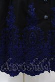 画像5: Moi-meme-Moitie / Rose Garden刺繍サンドレス 9号 黒×青 H-25-08-14-006-MO-OP-KB-ZH (5)