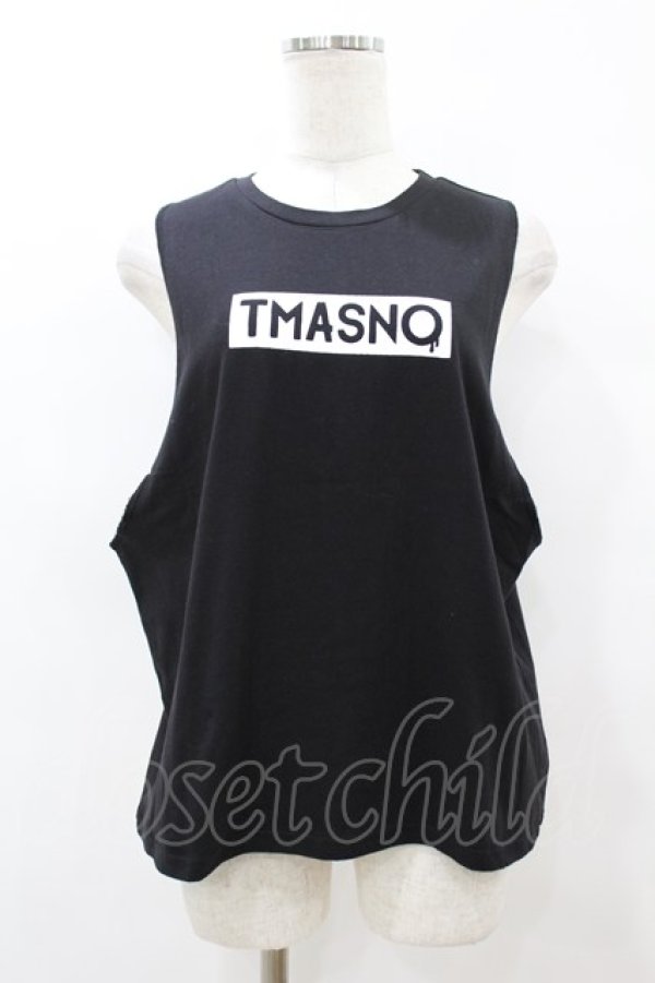 画像1: KRY CLOTHING / 「TMASNO」ルーズシルエットタンク  黒 H-25-08-14-008-EL-TO-KB-ZT491 (1)
