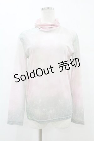 画像: merry jenny / diaryエアリーメッシュトップス  ピンク H-25-08-14-010-LO-TO-KB-ZH