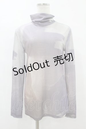 画像: merry jenny / diaryエアリーメッシュトップス  パープル H-25-08-14-011-LO-TO-KB-ZH
