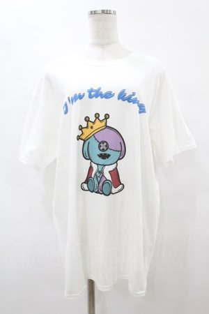 画像: NieR Clothing / KING ONE君 CUTSEW【I’m the king】  白 H-25-08-14-024-PU-TO-KB-ZH