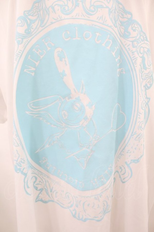画像3: NieR Clothing / プリント半袖CUTSEW XL 白 H-25-08-14-032-PU-TO-KB-ZT375 (3)