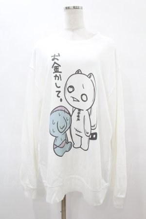 画像: NieR Clothing / プリントSWEAT  2XL 白 H-25-08-14-033-PU-TO-KB-ZH