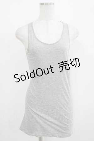 画像: GADGET GROW / タンクトップ  グレー H-25-08-15-030-GO-TO-KB-ZT161