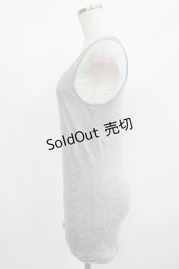 画像2: GADGET GROW / タンクトップ  グレー H-25-08-15-030-GO-TO-KB-ZT161 (2)