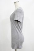 画像2: GADGET GROW / ワッフル半袖トップス  グレー H-25-08-15-038-GO-TO-KB-ZT161 (2)