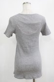 画像3: GADGET GROW / ワッフル半袖トップス  グレー H-25-08-15-038-GO-TO-KB-ZT161 (3)