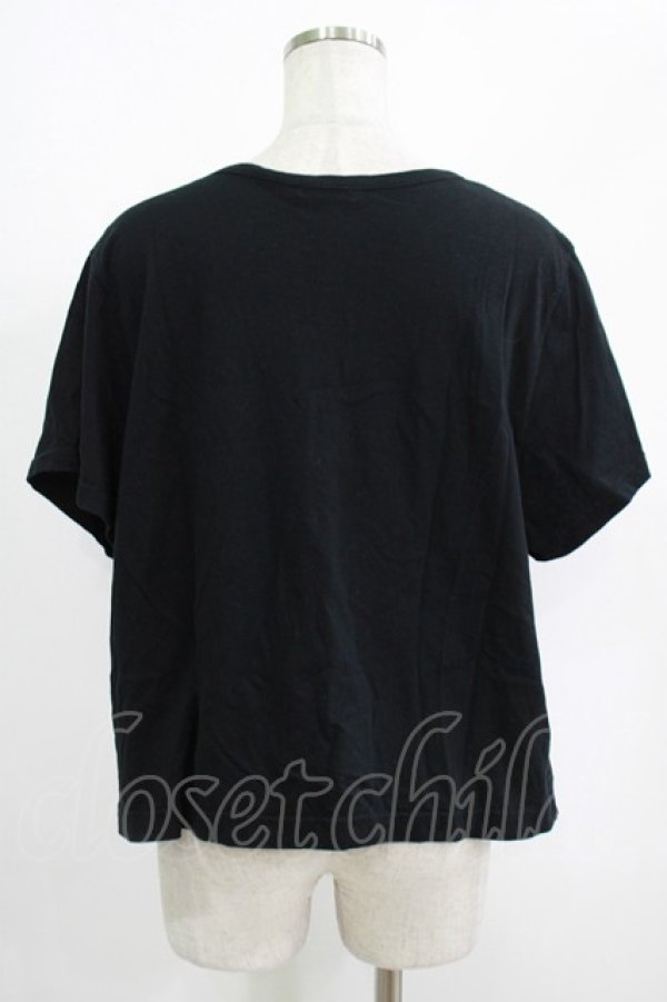 画像3: Candy Stripper / PEPEフェイスTシャツ  黒 H-25-08-15-046-PU-TO-KB-ZT491 (3)