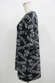 画像2: NieR Clothing / プリント半袖CUTSEW  黒 H-25-08-15-049-PU-TO-KB-ZT161 (2)